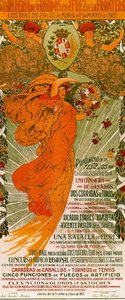 Poster For Gran Feria De Ganados En Jerez De La Frontera — José Mongrell Torrent