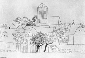 Churches, Trees, Dotted Forms — Lajos Vajda