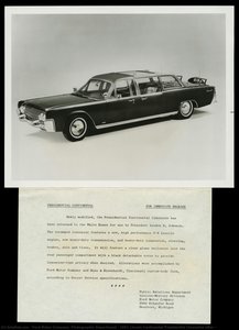 1961 Lincoln Continental Presidential Limousine After — Ford Motor Company. Photographic Department