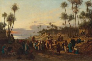 The arrival of the bride