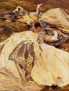 Two Girls In White Dresses — John Singer Sargent