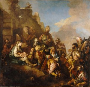 L'adoration Des Mages — Charles De La Fosse