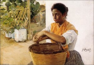 Pescadora — Manuel Benedito Vives