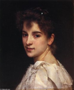 Portrait Of Gabrielle Drienza — William-adolphe Bouguereau