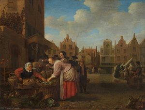 The Grote Markt at Rotterdam