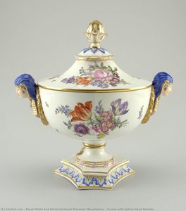 Tureen with Sphinx-Head Handles