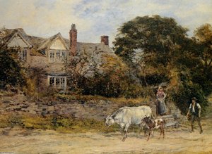 The Herdsmans Greeting — Heywood Hardy, Academic Realism