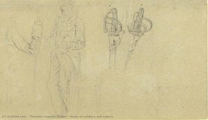 Study of soldiers and sabers
