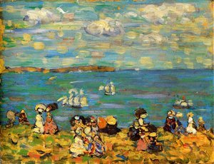 St. Malo (also Known As Sketch, St. Malo) — Maurice Brazil Prendergast, American Modernism