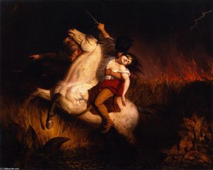 Prairie On Fire — Charles Deas