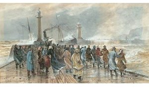 Waiting For The Ferry — John Syer