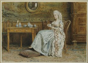 Afternoon Tea — George Goodwin Kilburne