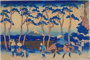 Hodogaya On The Tokaido Highway — Katsushika Hokusai