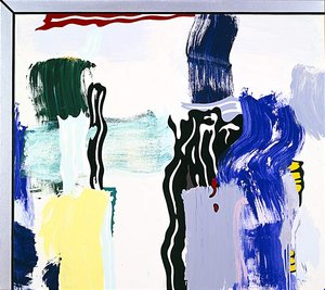Painting Silver Frame 2 — Roy Lichtenstein