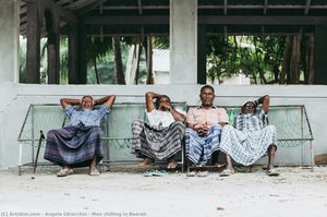 Men Chilling In Baarah — Angelo Chiacchio
