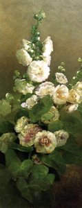 Hollyhocks — Charles Ethan Porter
