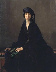 A Lady In Black — George Spencer Watson