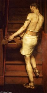 The Roman Potter — Lourens Alma Tadema