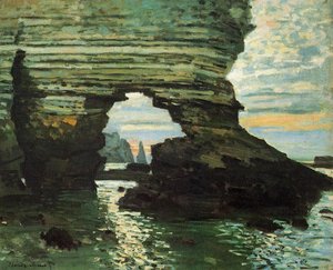 Das Porte D'amont, Étretat — Claude Monet, Impressionismus