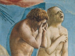 The Expulsion From The Garden Of Eden (detail) — Masaccio