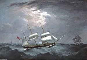 The Barque 'charley Cija' Off An Iceberg — Joseph Heard