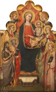 Madonna And Child Enthroned — Nikolo Di Pietro Đerini