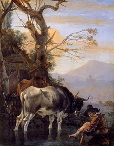 Landscape With A Cowherd — Jan Asselijn
