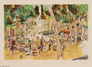 (village Square In France) — Fred Albert