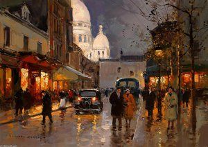 Place From A Knoll Sacred Heart — Edouard Cortès