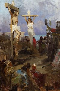 Christian Golgotha, Sketch — Henryk Siemiradzki