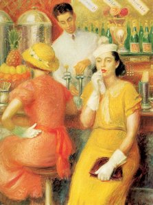 Soda Fountain — William James Glackens