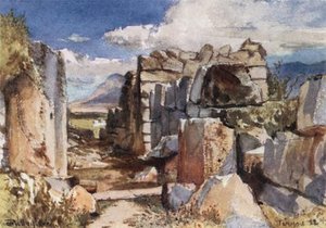 Tiryns. The Gate Of The Upper Castle — John Fulleylove