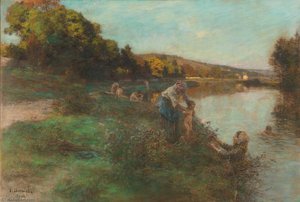 La Baignade — Léon Augustin L'hermitte