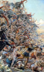 The Battle Of The Macar — Georges Antoine Rochegrosse
