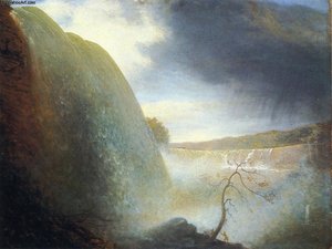 Falls Of Niagara, Viewed From The American Side — Rembrandt Peale