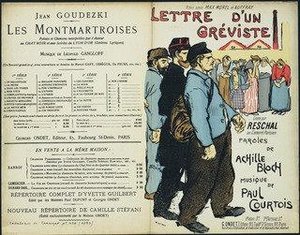Letter From A Striker (lettre D'un Gréviste) — Theophile Alexandre Steinlen