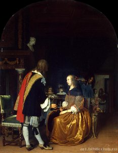 Oyster Eaters — Frans Van Mieris, Dutch Golden Age