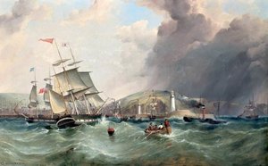 Port And Harbour Of Whitehaven — Samuel Walters