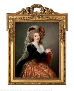 Portrait Of Geneviève Le Couteulx Du Molay — Louise Élisabeth Vigée Le Brun, Rococo