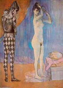 The Harlequin's Family — Pablo Picasso, Proto-cubism