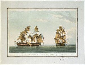 Hms Phoenix Captures Didon — Thomas Whitcombe