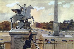 Paris. Place De La Concorde — Aleksandr Deyneka