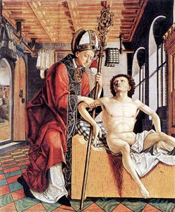 Altarpiece Of The Church Fathers: St Augustine Liberating A Prisoner — Michael Pacher