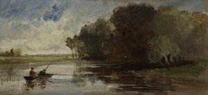 River Scene — George Hornblower Simms