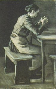 Woman Praying — Vincent Willem Van Gogh, Early Realism