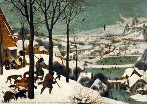Los cazadores en la nieve (Invierno)
