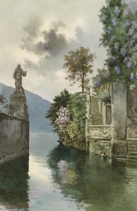 Steintreppe Zum Seeufer