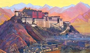 Tibet Stronghold (potala) — Nicholas Roerich