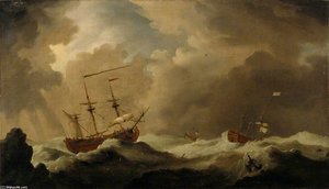 Shipping In A Storm — Francis Swaine
