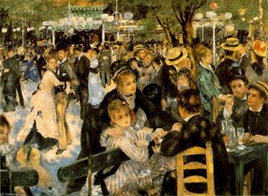 El Moulin De La Galette, Museo D'or — Pierre-auguste Renoir, Impressionist Painting